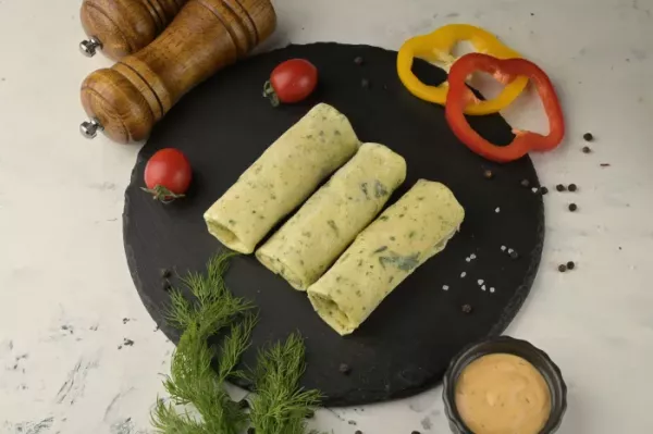 Млинці з Зеленню та Сиром