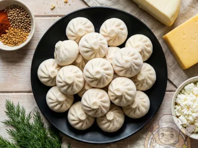 Хінкалі з Сиром