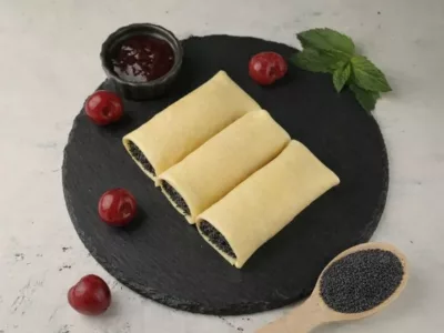 Млинці з Маком та Вишнею