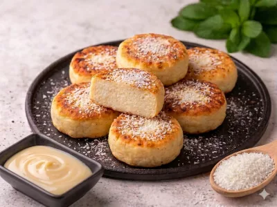 Сирники з Кокосовою стружкою