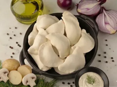 Вареники з Картоплею та Грибами