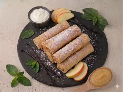 Млинці з Яблуками